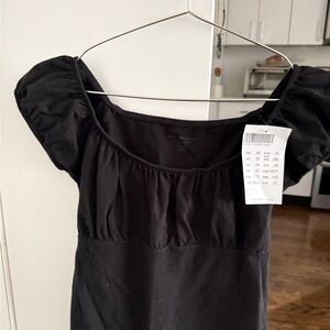 Brandy Melville Black Short Sleeve Top